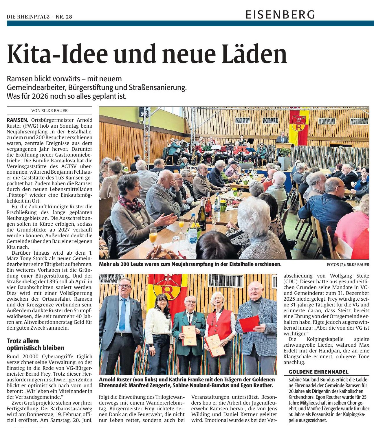 2026 Zengerle Ehrung