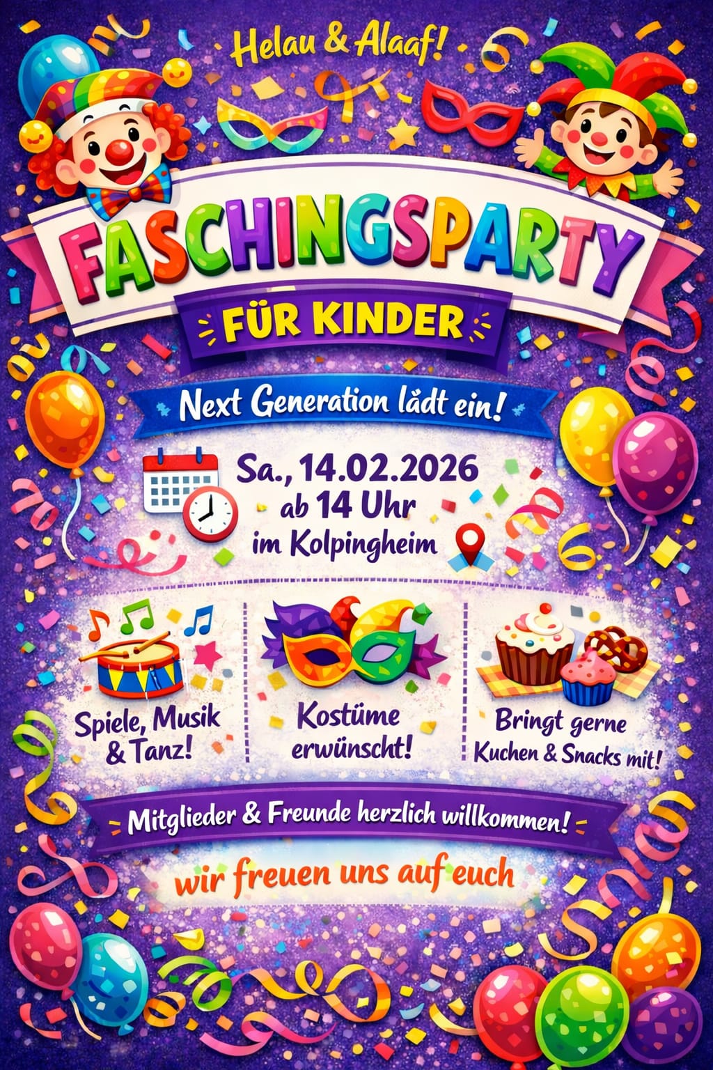Kinderfaschingsparty