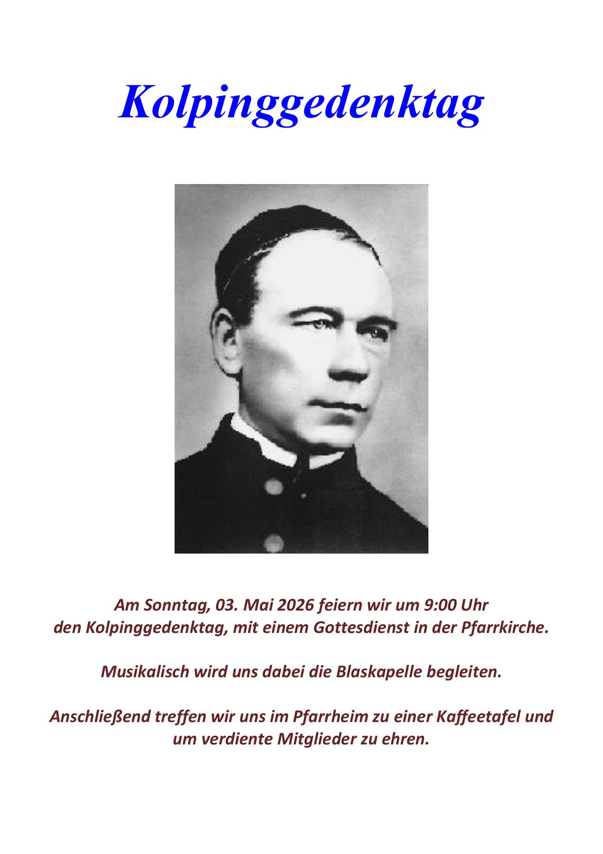 Kolpinggedenktag