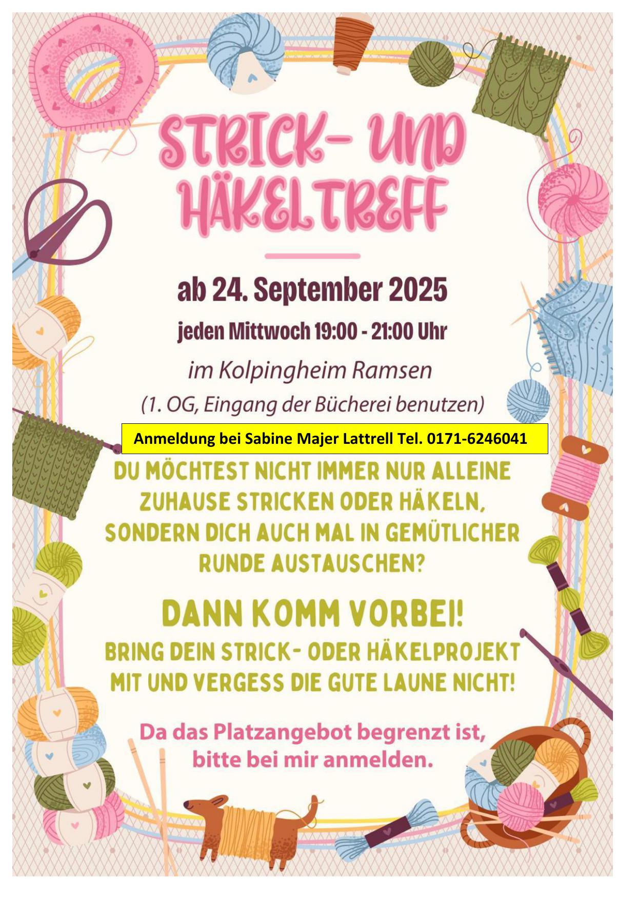 Plakat Häkeltreffen