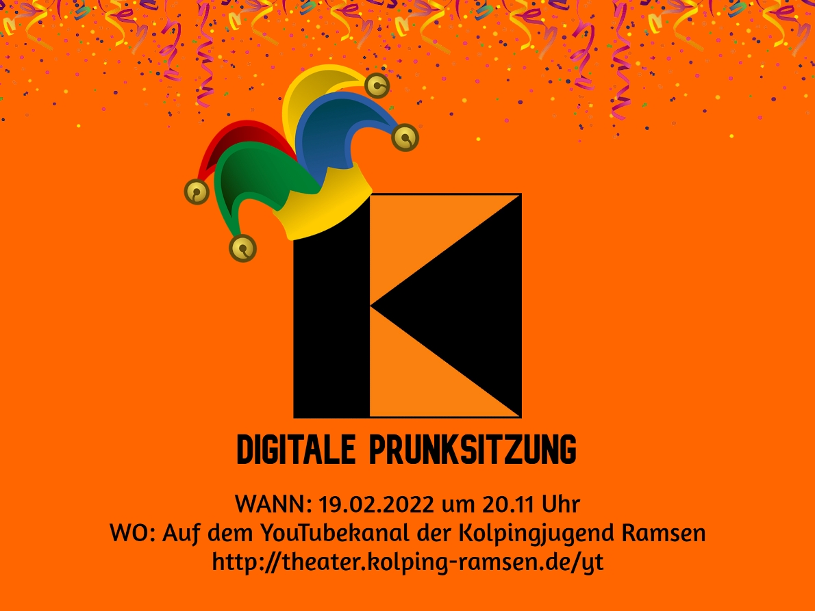 Plakat digitale Prunksitzung 2022