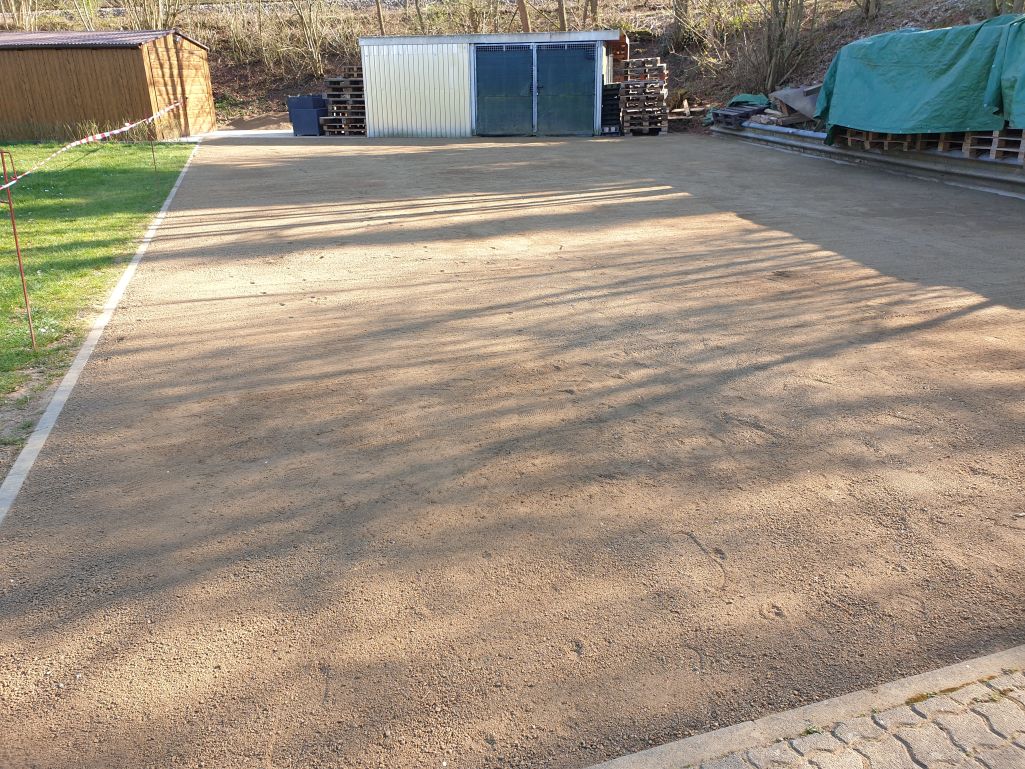 Platz abgezogen