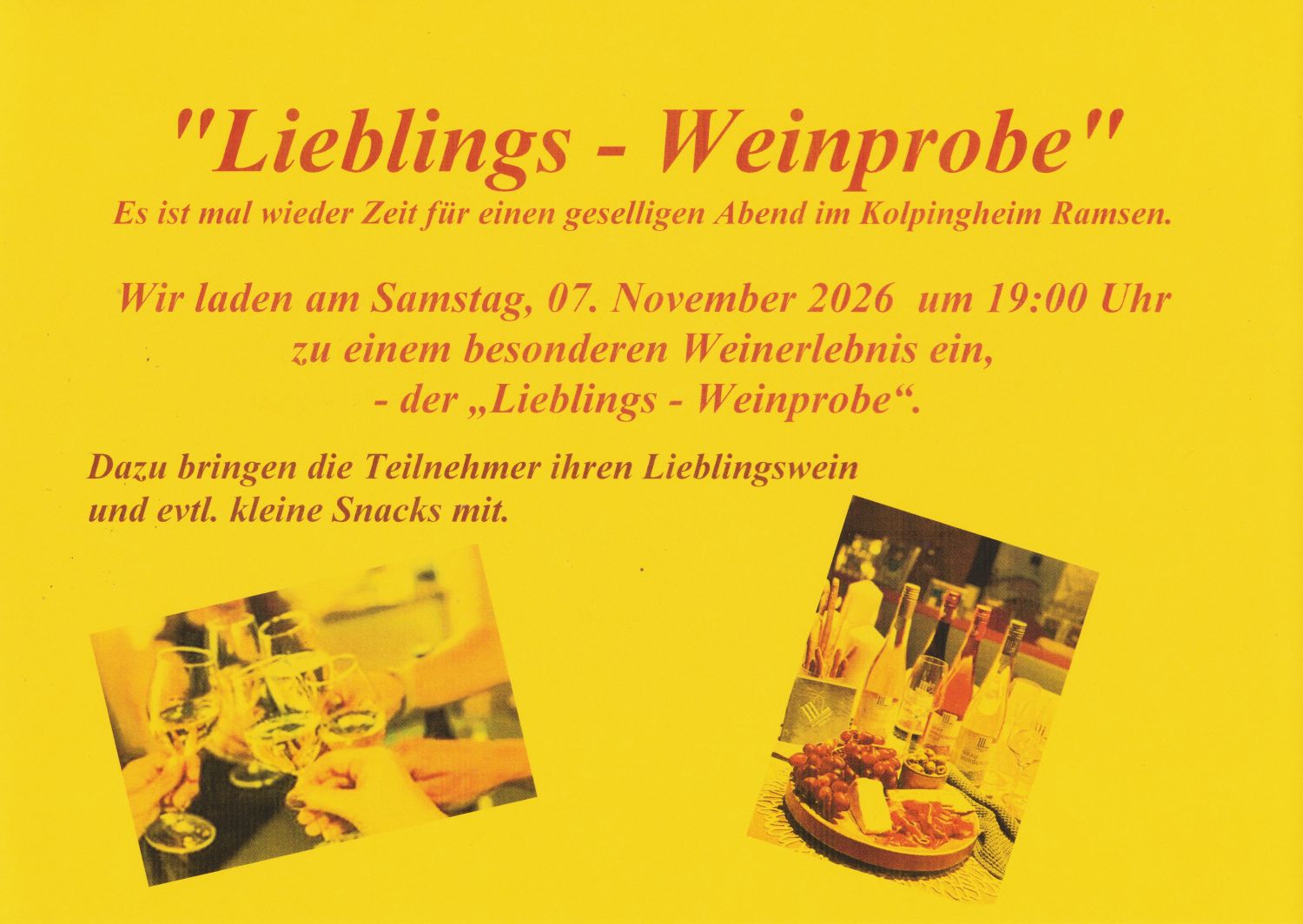 Weinprobe